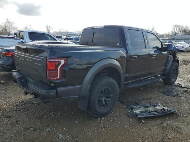 1FTFW1RG6JFD52481 - 2018 FORD F150 RAPTOR BLACK photo 3