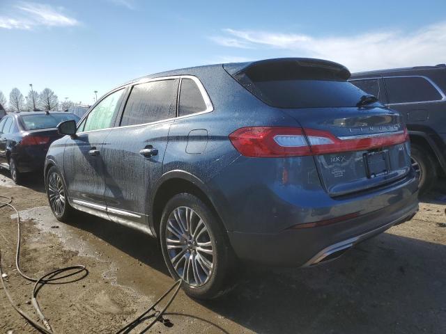 2LMPJ8LR9JBL46780 - 2018 LINCOLN MKX RESERVE BLUE photo 2