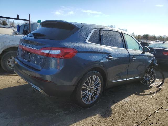 2LMPJ8LR9JBL46780 - 2018 LINCOLN MKX RESERVE أزرق صورة 3