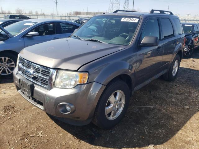 1FMCU0D72BKB57184 - 2011 FORD ESCAPE XLT GRAY photo 1