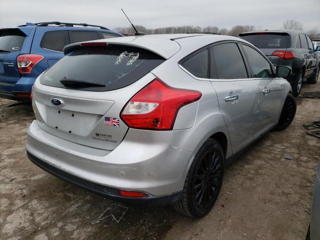 1FAHP3N28CL145015 - 2012 FORD FOCUS TITANIUM SILVER photo 3