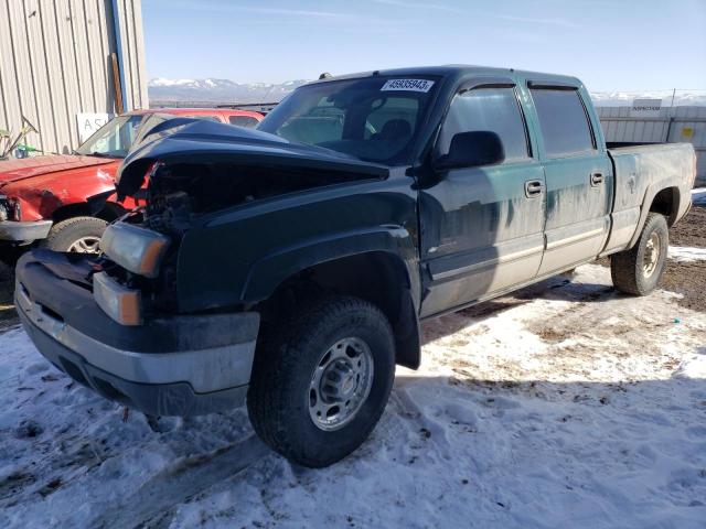 1GCGK23U44F256356 - 2004 CHEVROLET SILVERADO K2500 GREEN photo 1