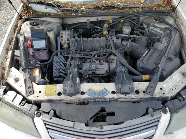 2G1WH55K849111653 - 2004 CHEVROLET IMPALA LS WHITE photo 11