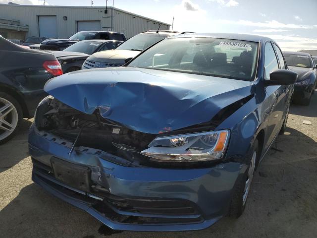 3VW2K7AJXFM414330 - 2015 VOLKSWAGEN JETTA BASE 蓝色 照片 1