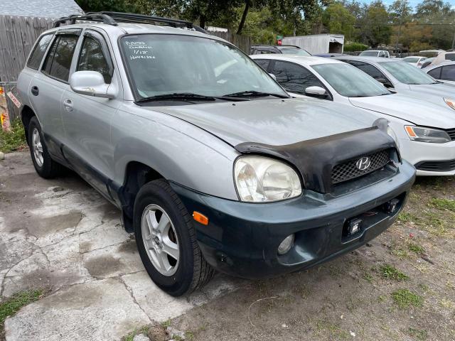 KM8SB12B64U600510 - 2004 HYUNDAI SANTA FE GL SILVER photo 1