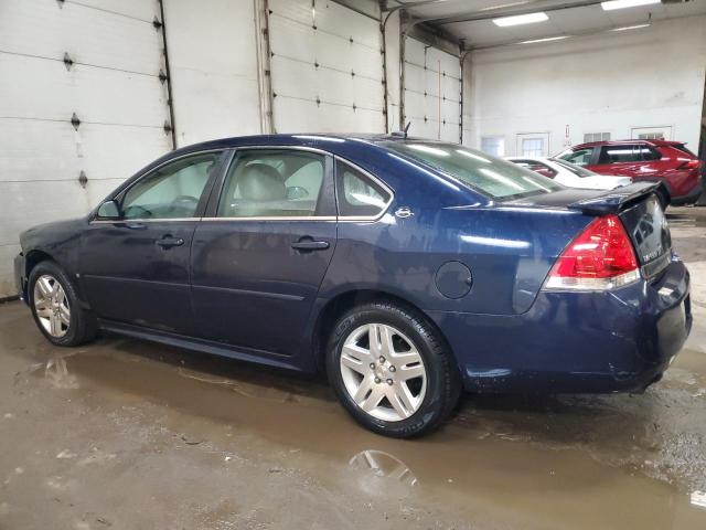 2G1WC57M391107142 - 2009 CHEVROLET IMPALA 2LT BLUE photo 2