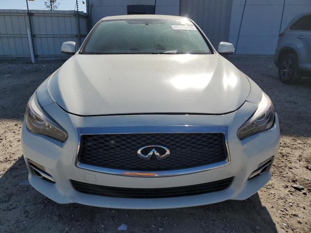 JN1BV7AR3FM411137 - 2015 INFINITI Q50 BASE WHITE photo 5