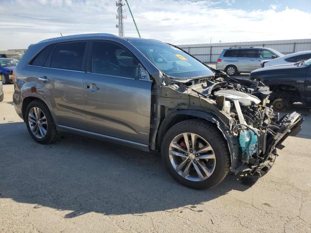 5XYKWDA71EG503435 - 2014 KIA SORENTO SX GRAY photo 4