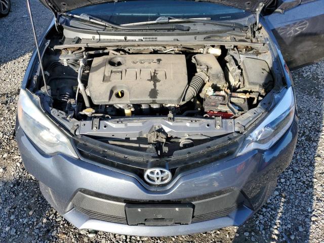 2T1BURHE1EC146843 - 2014 TOYOTA COROLLA L BLUE photo 11