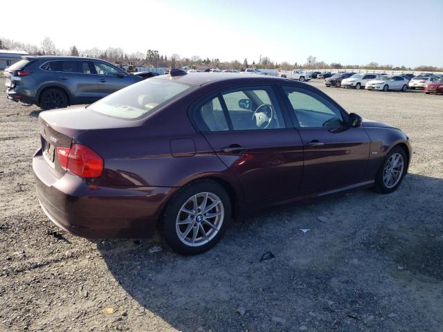 WBAPH5G51ANM36301 - 2010 BMW 328 I SULEV BURGUNDY photo 3