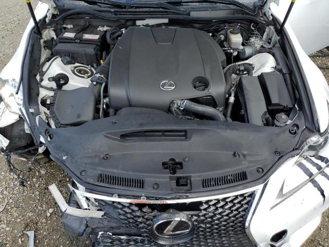 JTHBF1D28E5024080 - 2014 LEXUS IS 250 WHITE photo 11