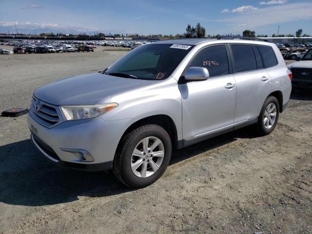 5TDBK3EH3BS043606 - 2011 TOYOTA HIGHLANDER BASE SILVER photo 1