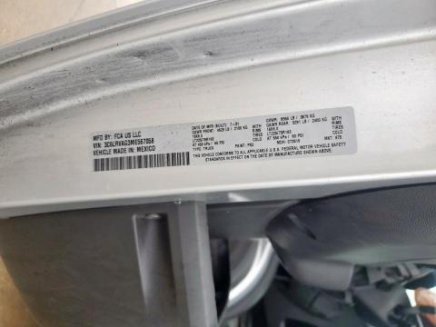 3C6LRVAG3ME567058 - 2021 RAM PROMASTER 1500 STANDARD SILVER photo 13