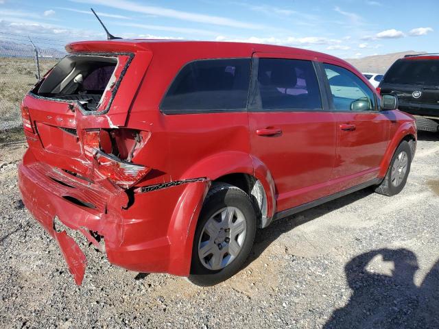 3C4PDCAB6CT391408 - 2012 DODGE JOURNEY SE RED photo 3