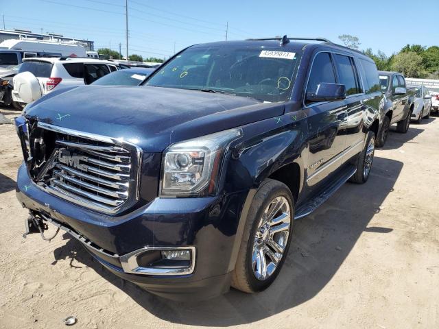 1GKS1GKC3HR308006 - 2017 GMC YUKON XL C1500 SLT BLUE photo 1