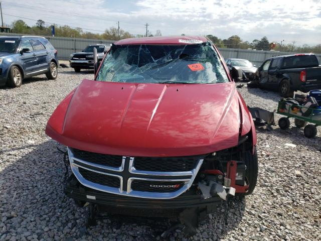 3C4PDCAB1ET280672 - 2014 DODGE JOURNEY SE RED photo 5