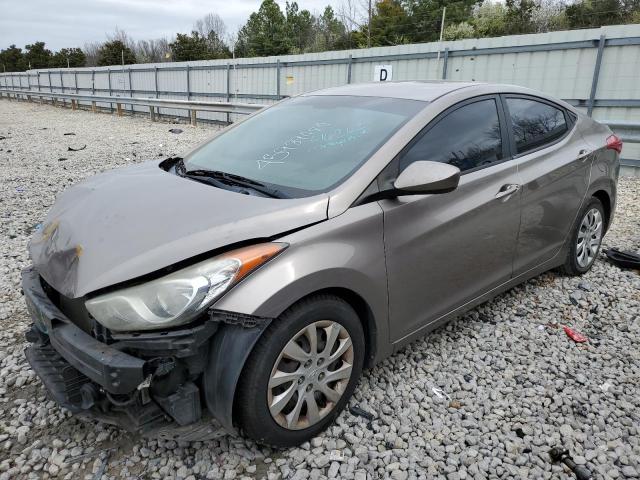 5NPDH4AE4DH175954 - 2013 HYUNDAI ELANTRA GLS TAN photo 1