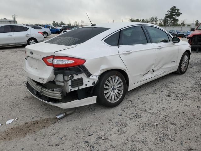 3FA6P0LU7FR308981 - 2015 FORD FUSION SE HYBRID WHITE photo 3