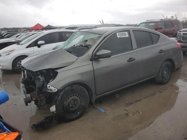 3N1CN7AP1HL856069 - 2017 NISSAN VERSA S GRAY photo 1