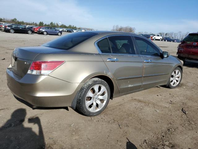 1HGCP36868A087031 - 2008 HONDA ACCORD EXL BEIGE photo 3