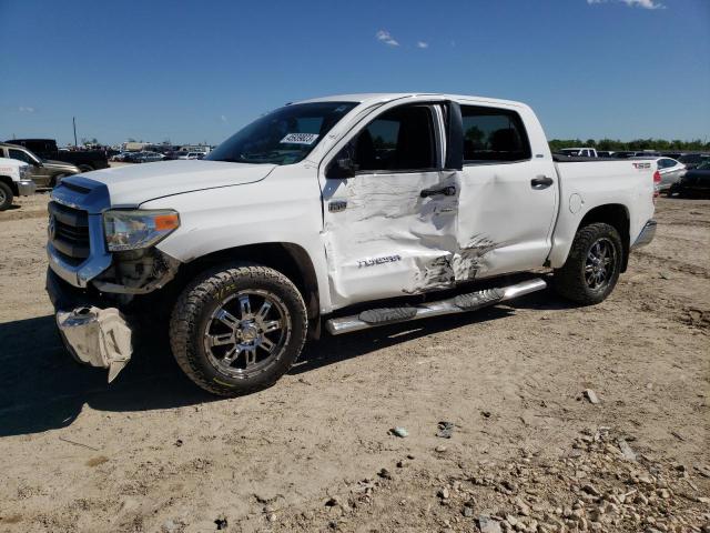 5TFEY5F12EX154591 - 2014 TOYOTA TUNDRA CREWMAX SR5 WHITE photo 1