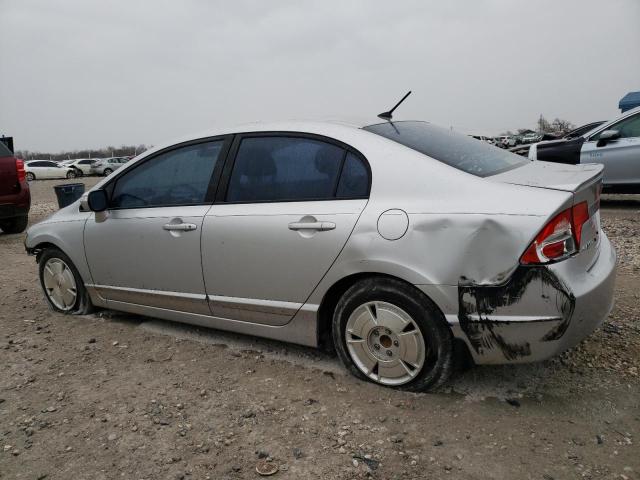 JHMFA36297S025364 - 2007 HONDA CIVIC HYBRID SILVER photo 2