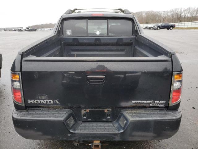 2HJYK16348H523674 - 2008 HONDA RIDGELINE RTX BLACK photo 6