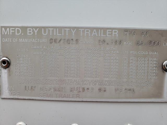 1UYVS253XBU109206 - 2011 UTILITY REF WHITE photo 10