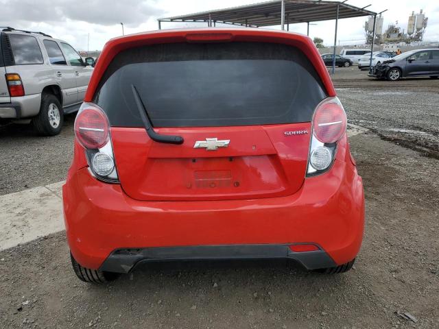 KL8CD6S97FC722307 - 2015 CHEVROLET SPARK 1LT RED photo 6