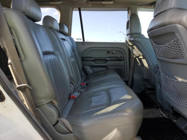 5FNYF18525B048583 - 2005 HONDA PILOT EXL WHITE photo 10