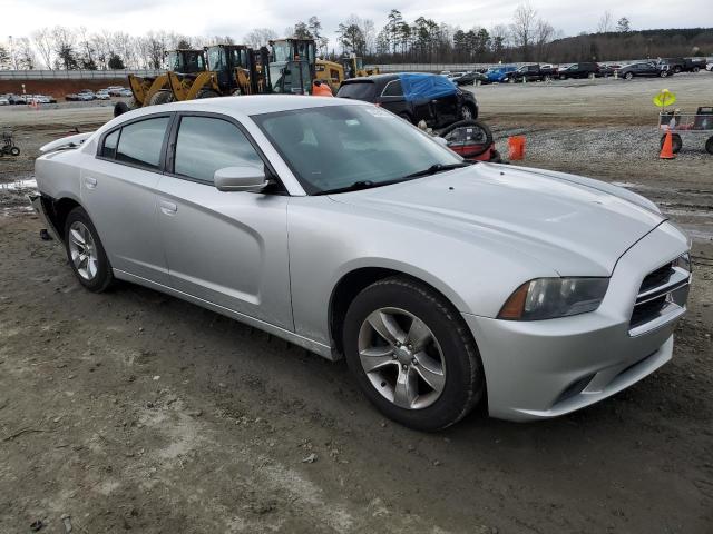 2C3CDXBG4CH185484 - 2012 DODGE CHARGER SE SILVER photo 4