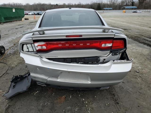 2C3CDXBG4CH185484 - 2012 DODGE CHARGER SE SILVER photo 6