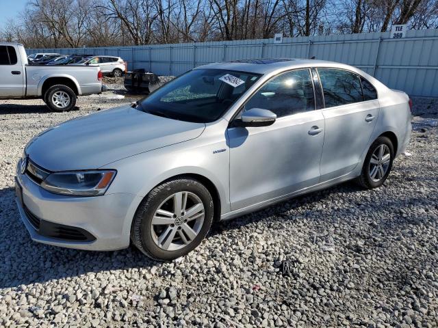 3VW637AJ6DM215738 - 2013 VOLKSWAGEN JETTA HYBRID SILVER photo 1