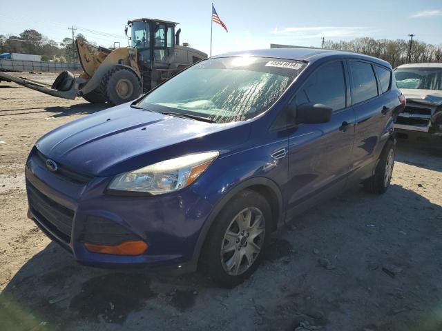 1FMCU0F71EUA35373 - 2014 FORD ESCAPE S BLUE photo 1