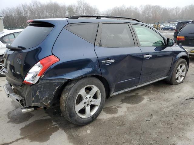 JN8AZ08W34W333433 - 2004 NISSAN MURANO SL BLUE photo 3