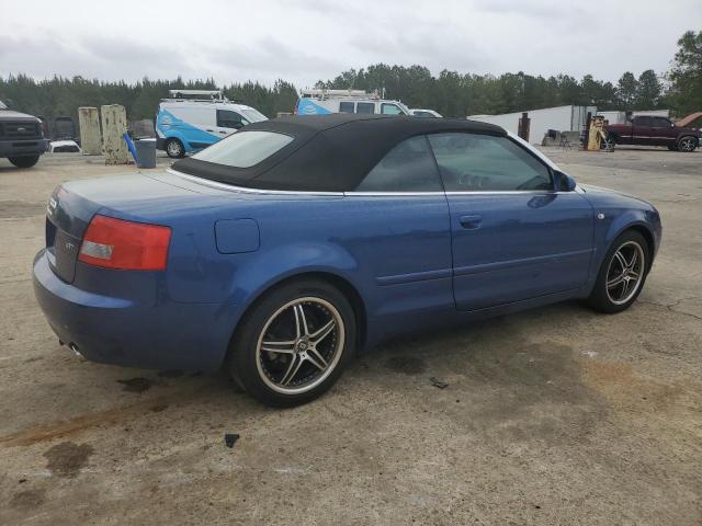 WAUAC48H55K008343 - 2005 AUDI A4 1.8 CABRIOLET BLUE photo 3