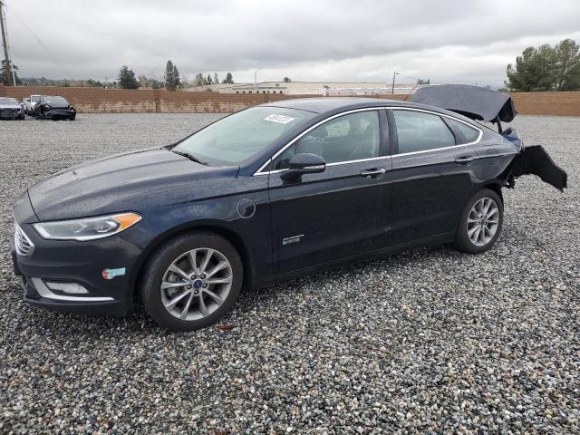 3FA6P0PU0HR379856 - 2017 FORD FUSION SE PHEV BLACK photo 1