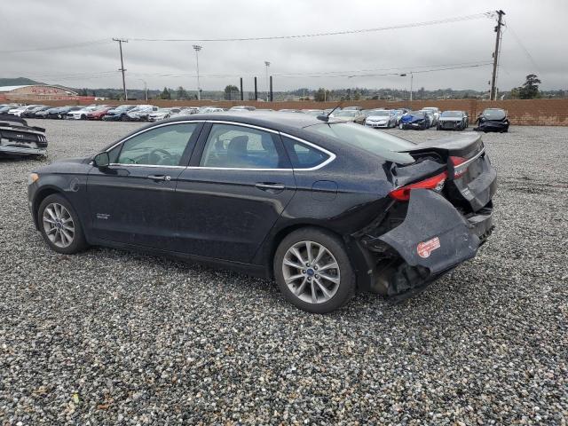 3FA6P0PU0HR379856 - 2017 FORD FUSION SE PHEV BLACK photo 2