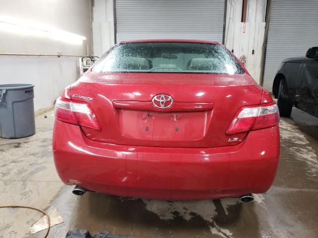 4T1BK46K18U066172 - 2008 TOYOTA CAMRY LE RED photo 6