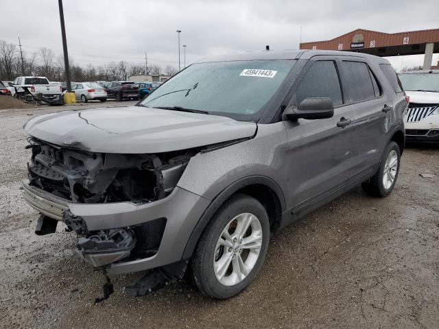 1FM5K8AR3HGB33507 - 2017 FORD EXPLORER POLICE INTERCEPTOR GRAY photo 1