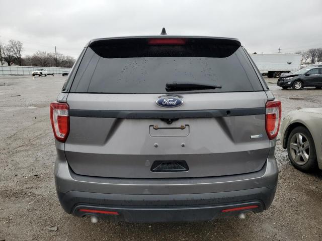 1FM5K8AR3HGB33507 - 2017 FORD EXPLORER POLICE INTERCEPTOR GRAY photo 6