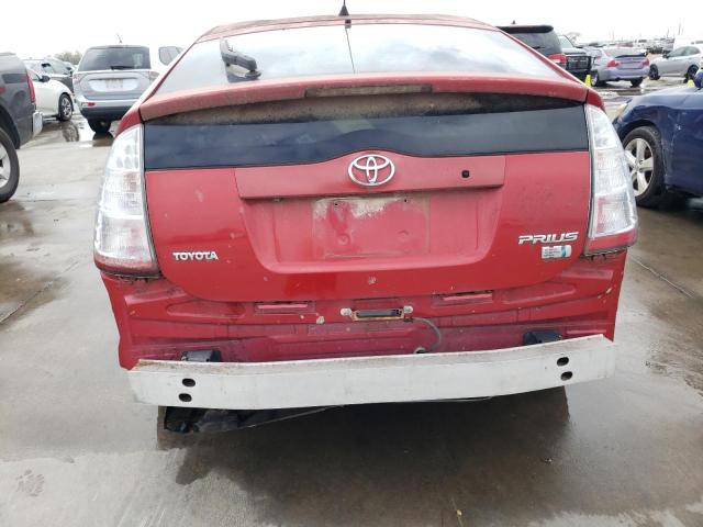 JTDKB20U477612317 - 2007 TOYOTA PRIUS RED photo 6