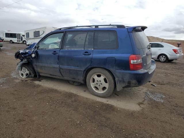 JTEDP21A750045018 - 2005 TOYOTA HIGHLANDER LIMITED BLUE photo 2