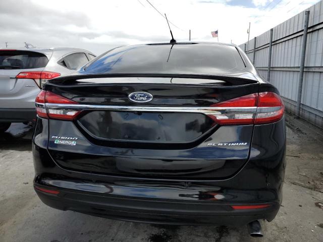 3FA6P0SU3JR211755 - 2018 FORD FUSION TITANIUM/PLATINUM PHEV BLACK photo 6