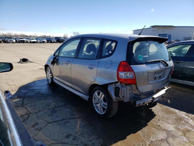 JHMGD38627S050263 - 2007 HONDA FIT S 银色 照片 2