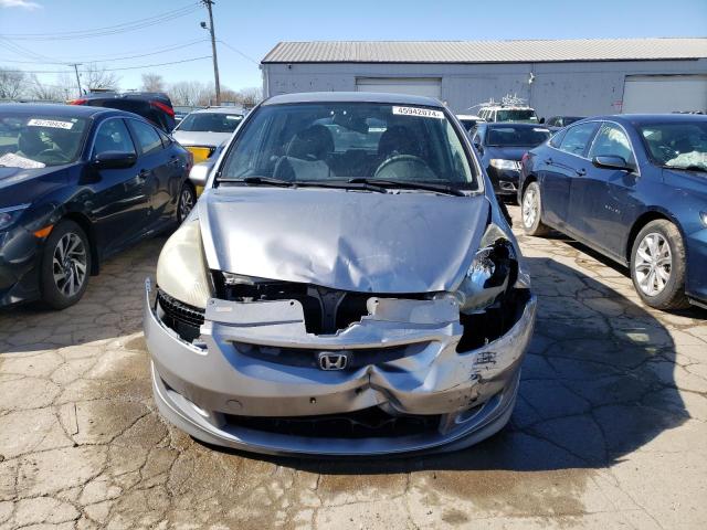 JHMGD38627S050263 - 2007 HONDA FIT S 银色 照片 5