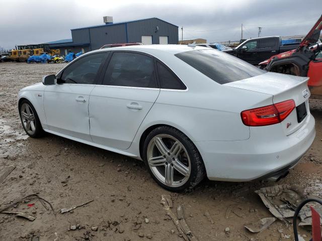 WAUBGAFLXEA006592 - 2014 AUDI S4 PREMIUM PLUS WHITE photo 2