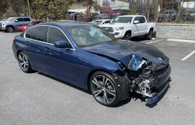 3MW5R1J09M8B95895 - 2021 BMW 330I BLUE photo 1