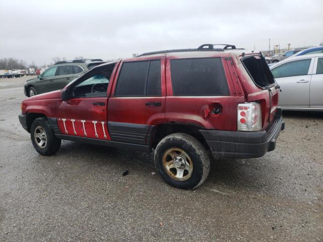 1J4FX58S7WC173329 - 1998 JEEP GRAND CHER LAREDO RED photo 2