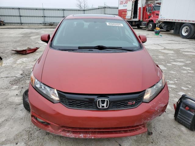 2HGFB6E54CH706336 - 2012 HONDA CIVIC SI RED photo 5